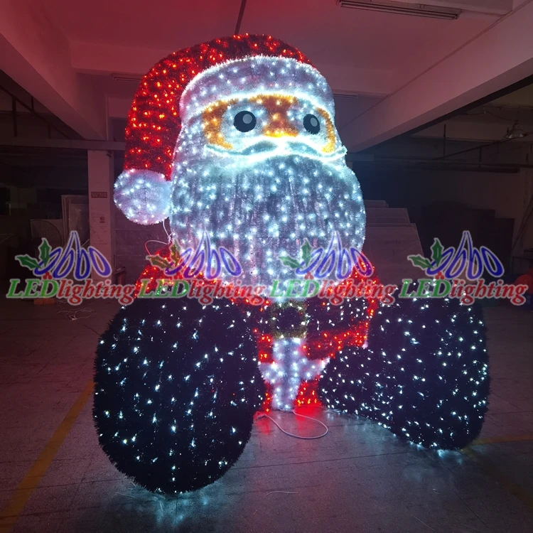 outdoor life size fiberglass christmas santa claus snowman decoration statues