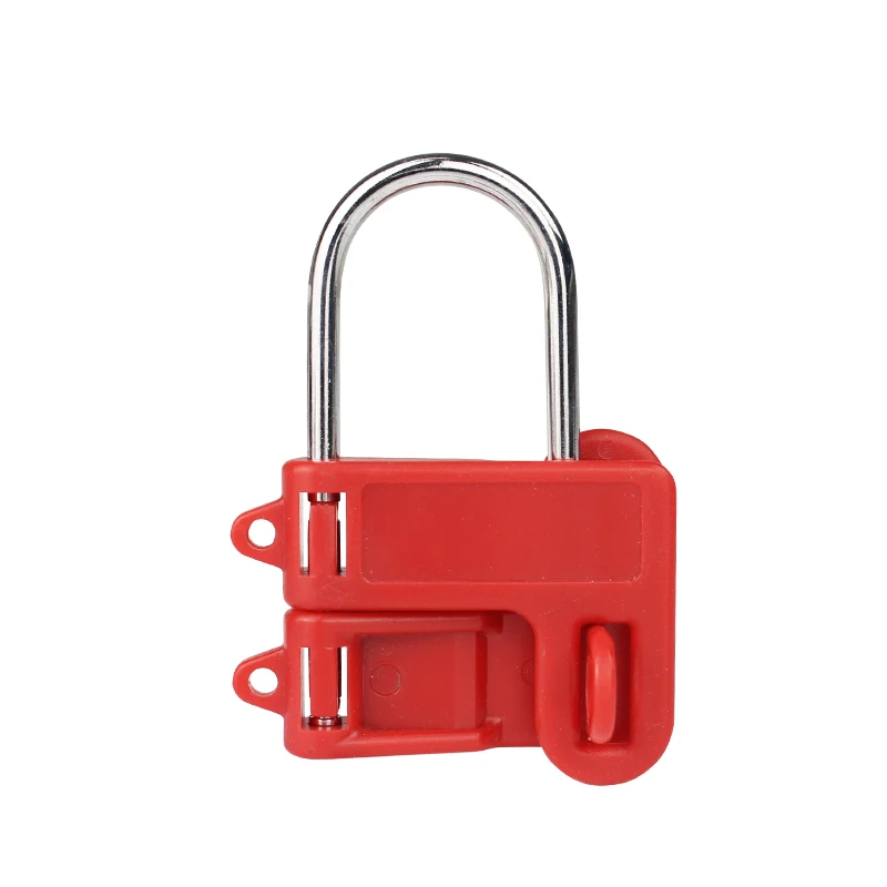 High Quality Red Non-Conductiv Insulated Butterfly Lockout Hasp