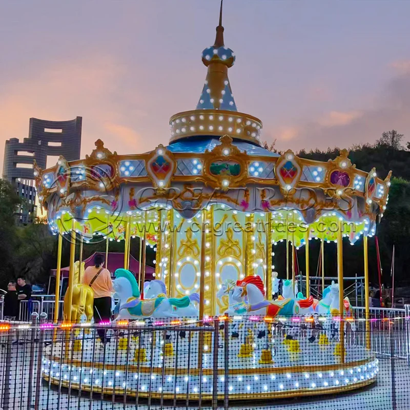 Cheap Amusement Park Carousel Ride 16/24/36 Seats Carousel Horse Rides For Kids