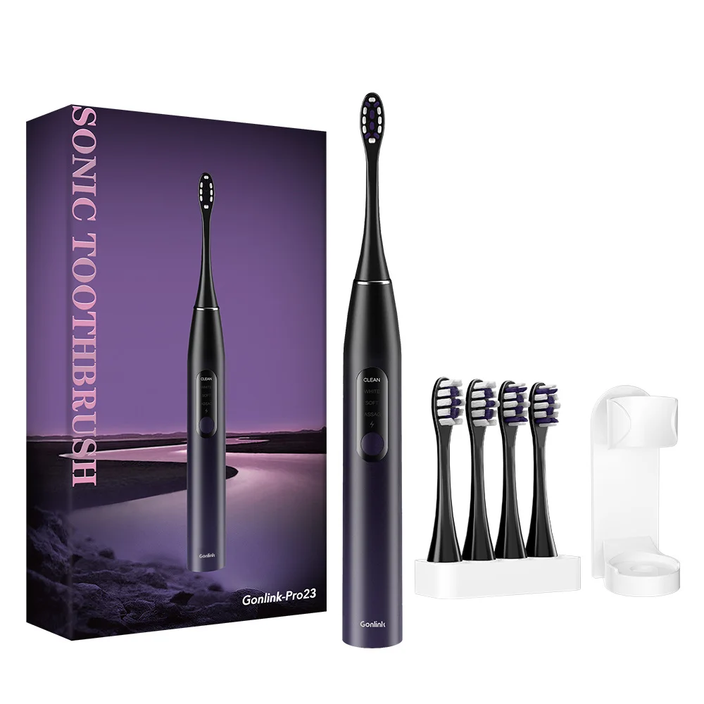 Premium Quality Customized Color Adult Rechargeable Battery IPX8 Sonic Electric Toothbrush