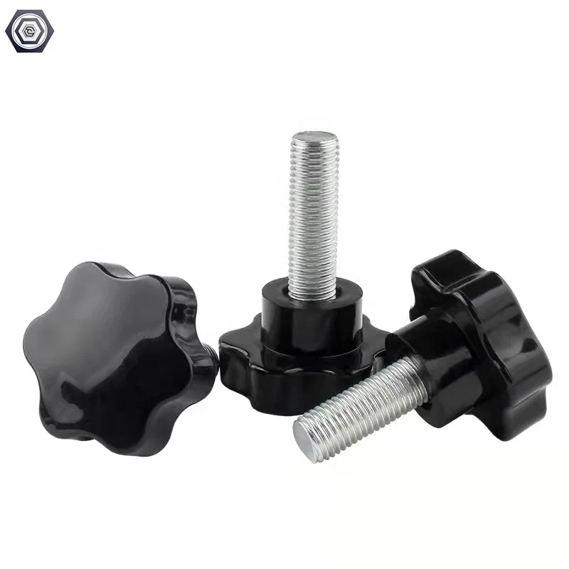 Stainless steel/zinc plated Plastic Torx Handle knob Screw Thumb Screw