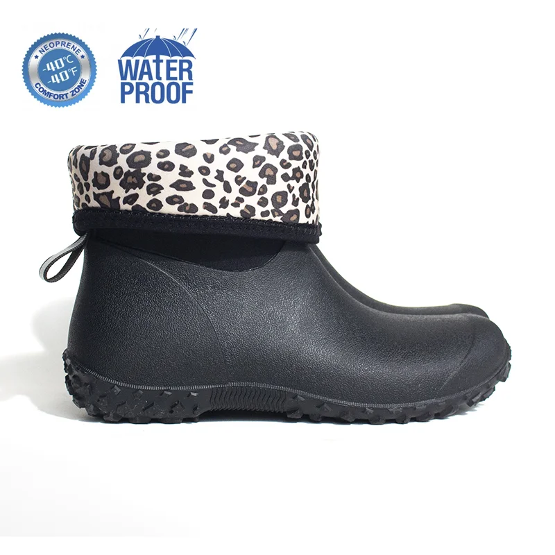 
Розничная продажа, высококачественные водонепроницаемые прочные резиновые неопреновые уличные теплые легкие сапоги для женщин 