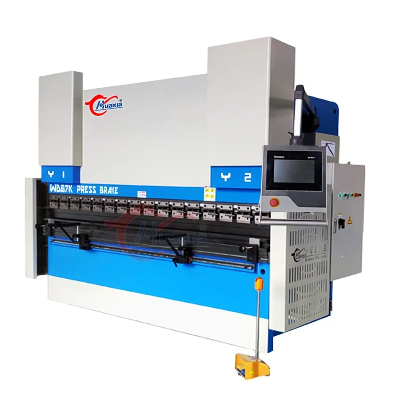 Huaxia brand WD67K with DA53T system (3+1 axis) CNC press brake machine metal bending machine
