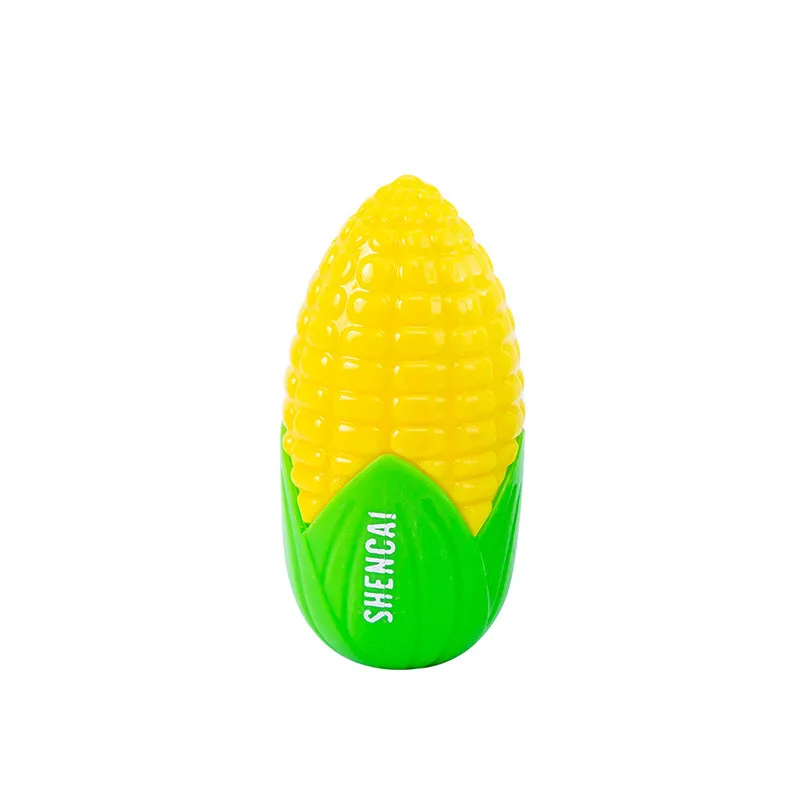 Promotional Gift School Stationery Kawaii Cute 3D Corn Shape Plastic Kids Student Pencil Sharpener