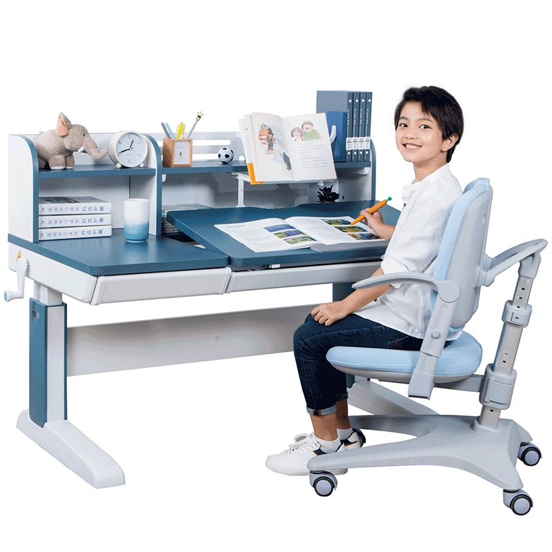 hot sale ergonomic MDF  study desk chair for children