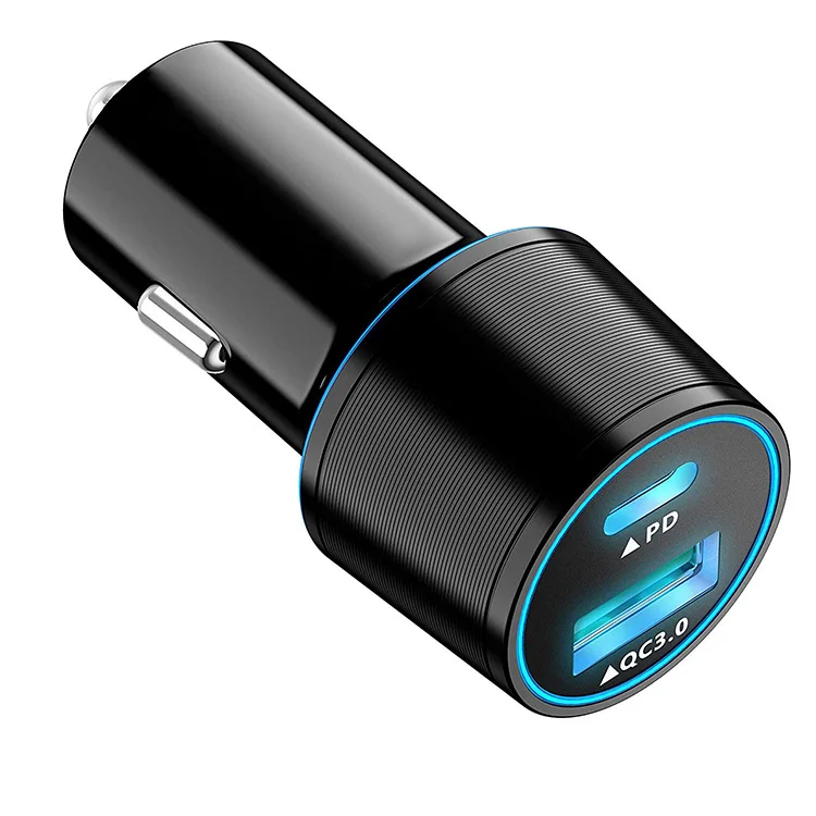 
Hot products 2020 36W PD car charger quick charge for apple Google flash gm cigarette lighter Type - c car charger adapter 