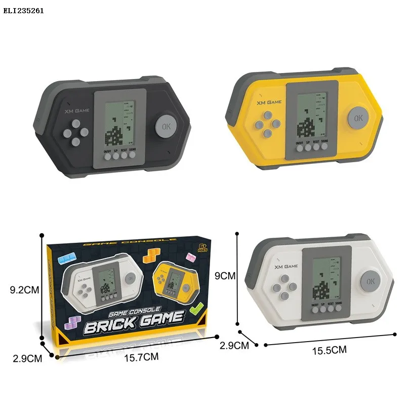 Newest Item Mini game machine key chain pocket game network red retro childhood memories game birthday gift for children