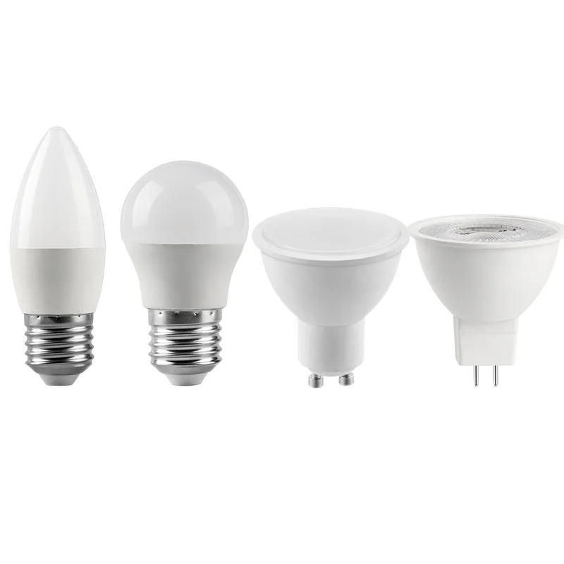 Мини Светодиодная лампа G45 C37 MR16 GU10 AC220-240V основание в E27/B22/E14/GU10/GU5.3 3 Вт теплый белый свет современный дизайн интерьерное освещение