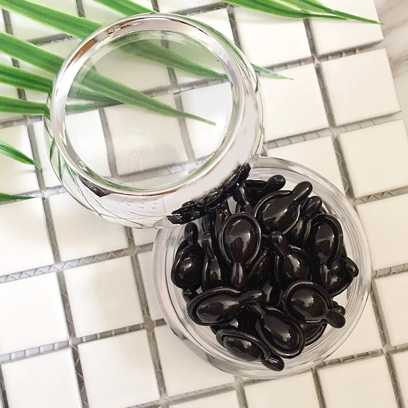 Витамин Е масло кожи капсулы черный жемчуг Увлажняющий Отбеливание Эфирное масло для ухода за кожей капсулы softgel