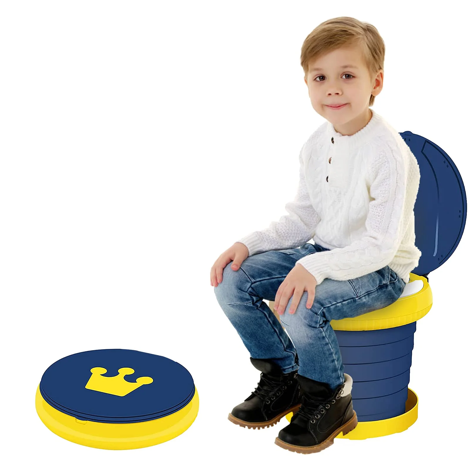 New Style Baby Safety Folding Portable Travel Potty Training Seat for Kids Travel Kids Safety Toilet Training Potty