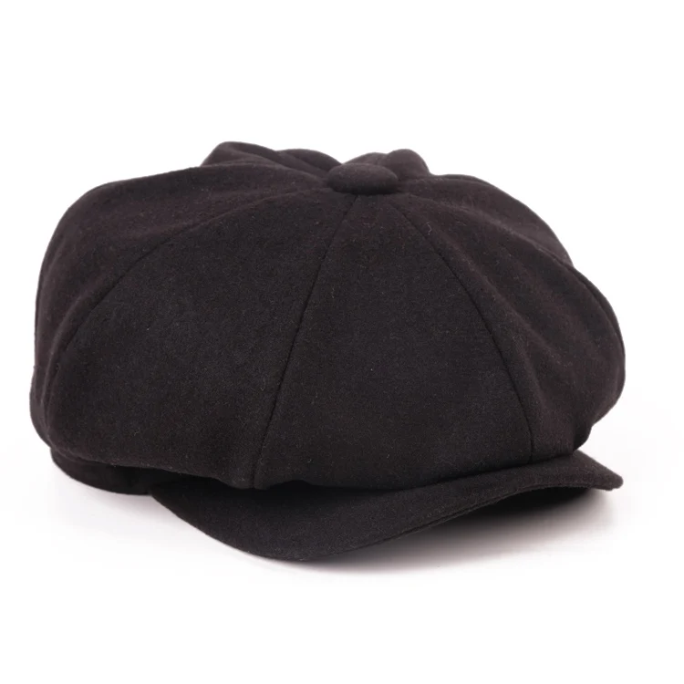 Custom Design Men Beret Newsboy Hat Vintage Tweed Peaky Blinders Berets Baker boy hats caps