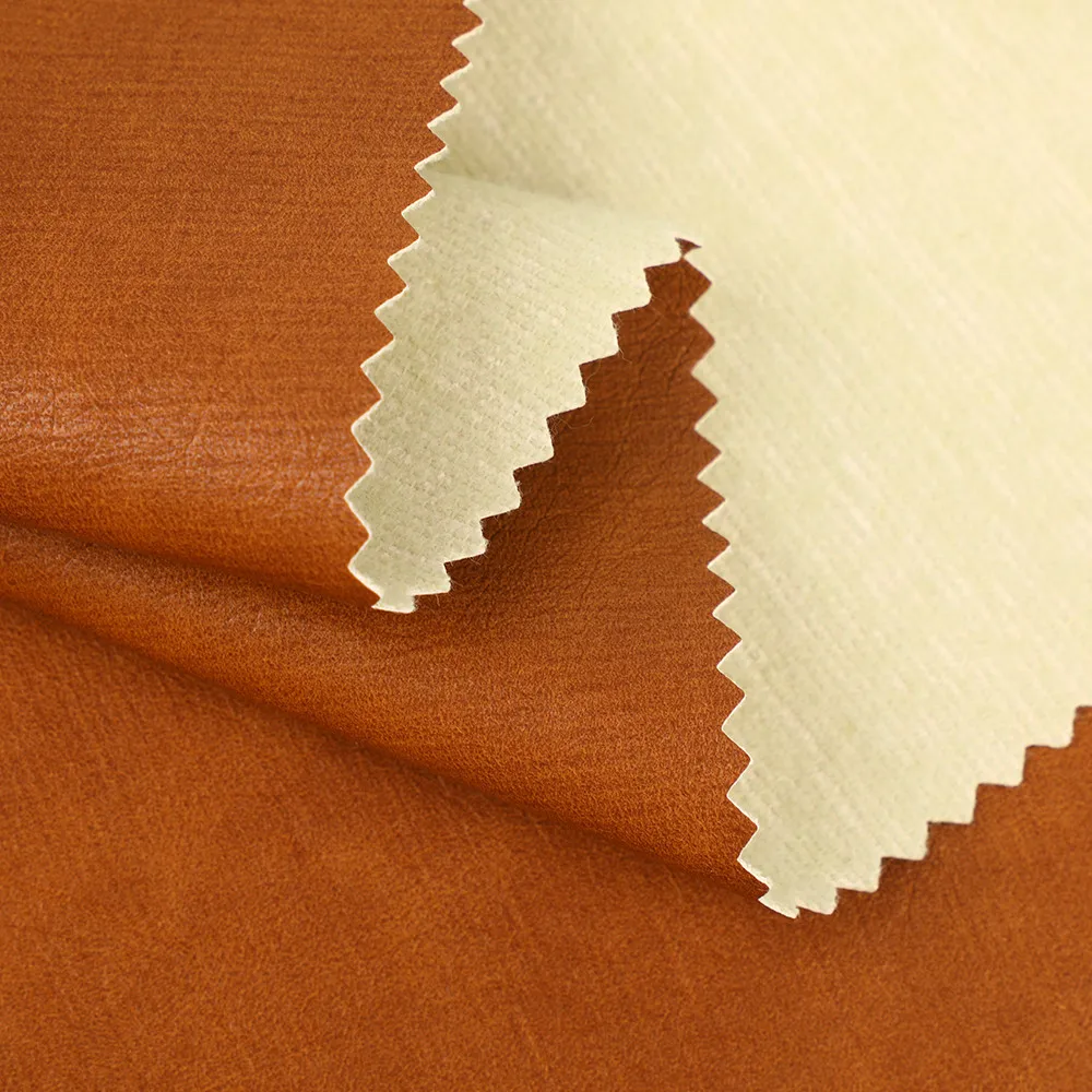 Premium Vegan Leather Manufacture Plant Sale Finished Imitation Synthetic Leather Fabrics