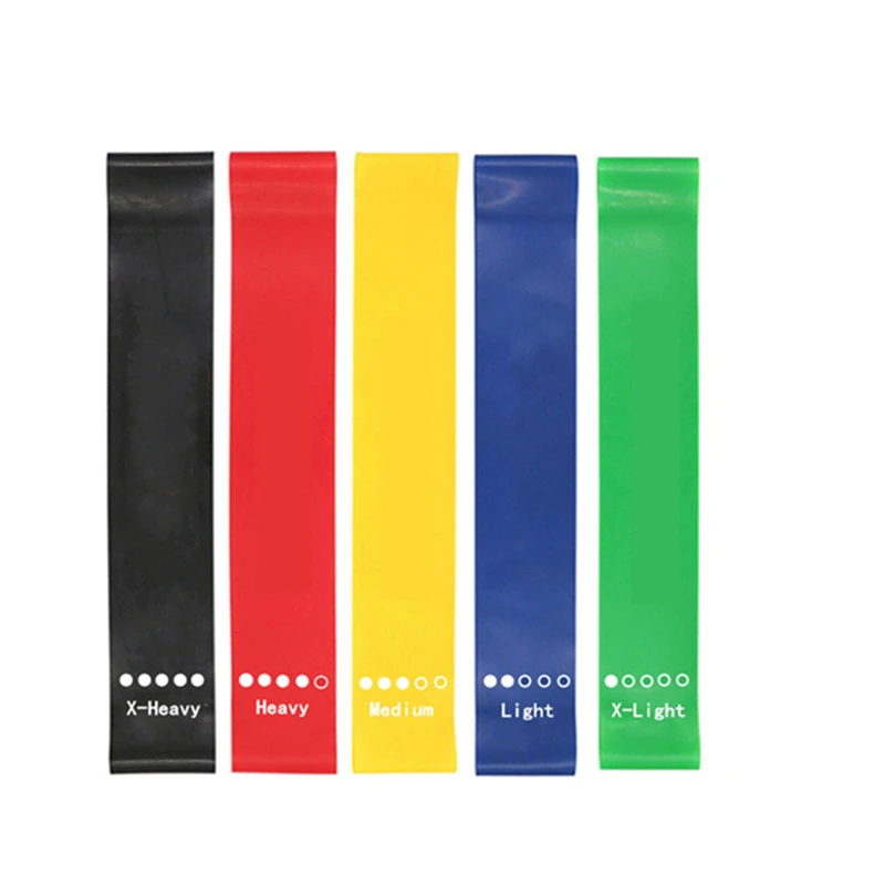 Custom Logo Elastic loop Resistance Bands for Fitness Bandas Elastica Gym Workout Exercise Latex nature rubber Resistance Bands