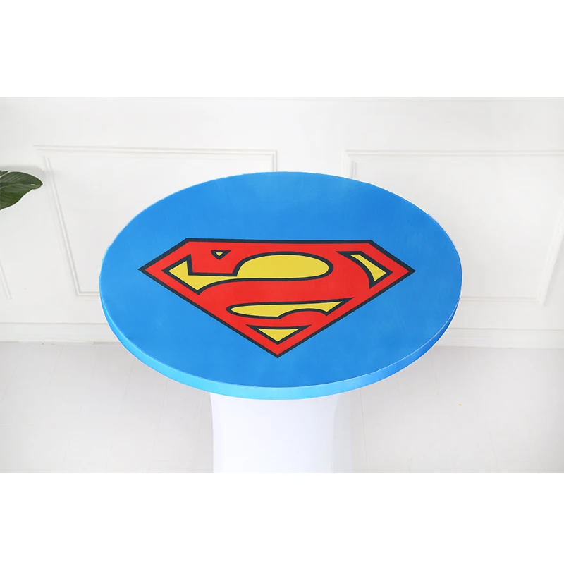 Customized Printed USA Flag AmericanTable Topper Cocktail Table Top Tablecloth Highboy Bar Cover for Banquet Party Decor