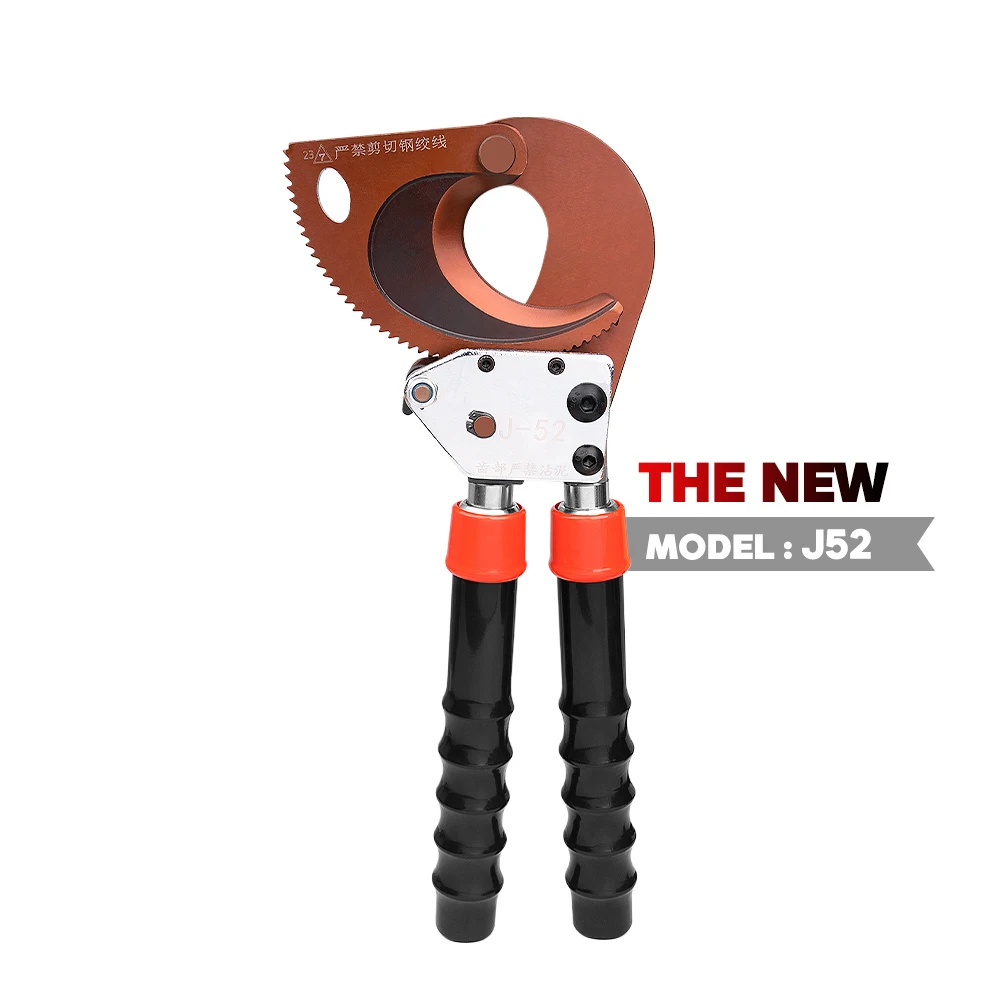 EMEADS J52  Hand Ratchet Wire Cutter Cutting Tools For Cu/al Cable Armoured Cable for 50mm cable