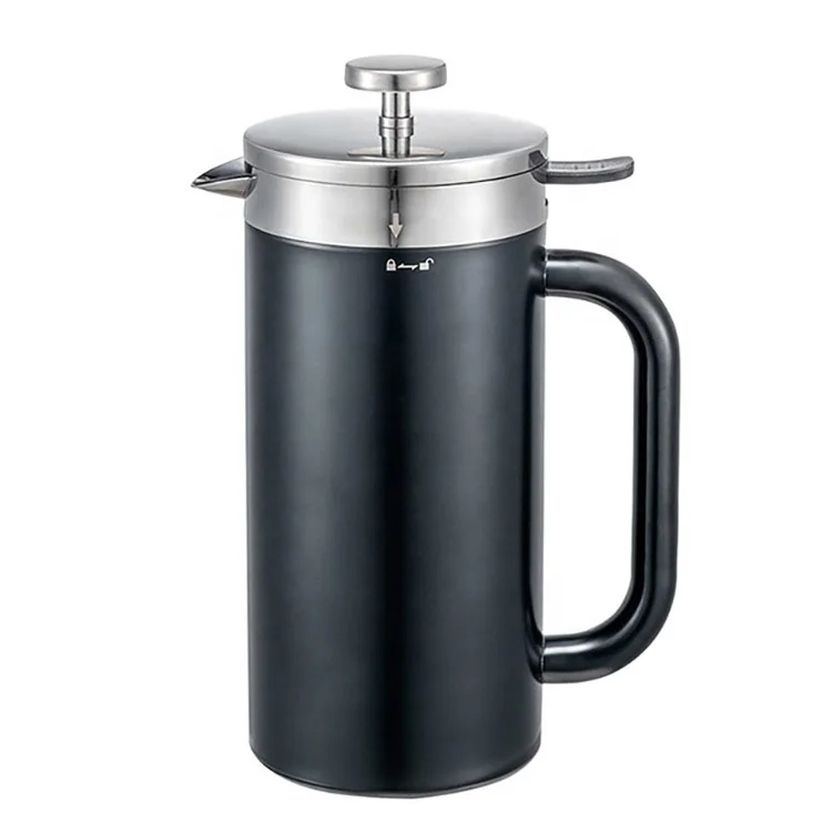 Morden Coffee Maker 34oz 304  Stainless Steel French Press with 3 Filter