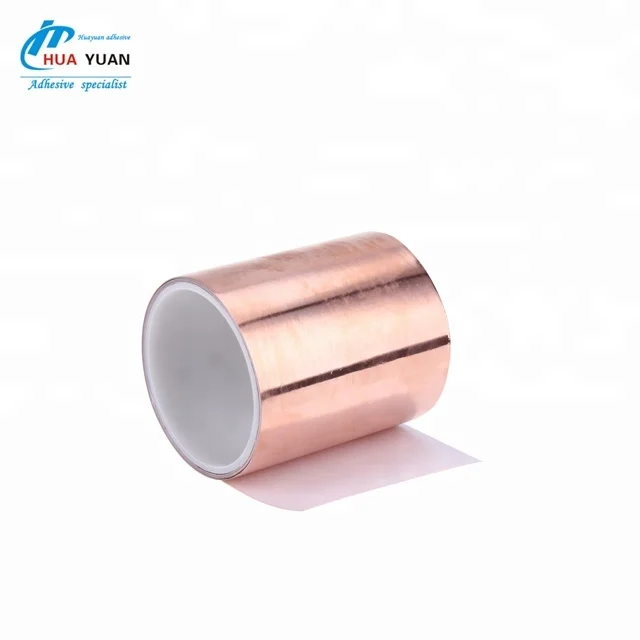 Single and Double Guided Adhesive Copper Foil Tape Anti-Interference Pure Copper Foil Tape
