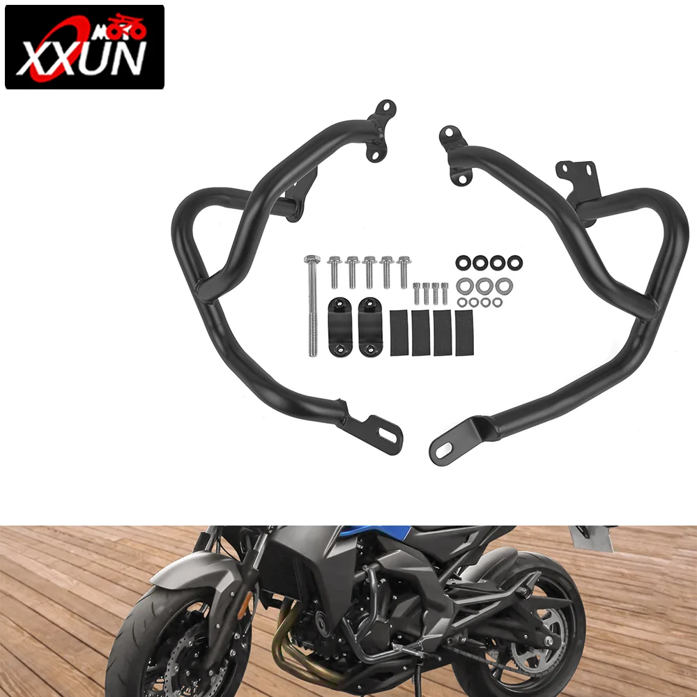 XXUN верхняя балка мотоцикла защита двигателя рама понижающийся защитный бампер для CFMOTO 400NK 650NK 400 650 NK 2016-2021