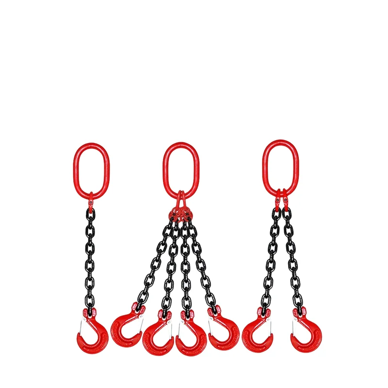 G80 Single/Two/Three/Four Legs Adjustable Chain Sling for Cargo Lifting