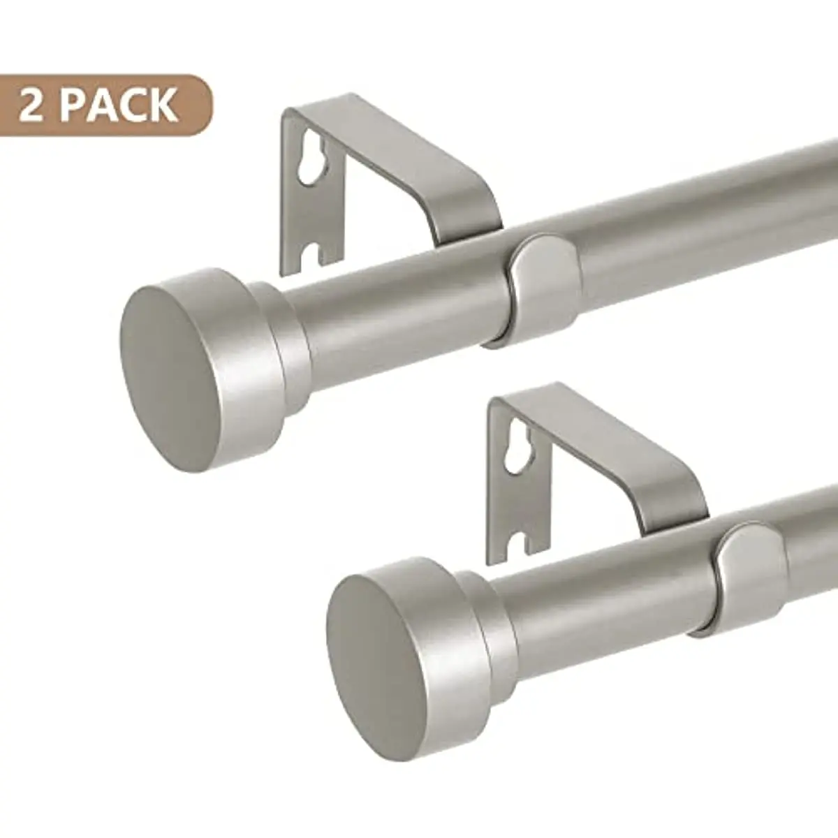 Decorative Curtain Pull Rods  Part Adjustable Matel Magnetic Curtain Rods