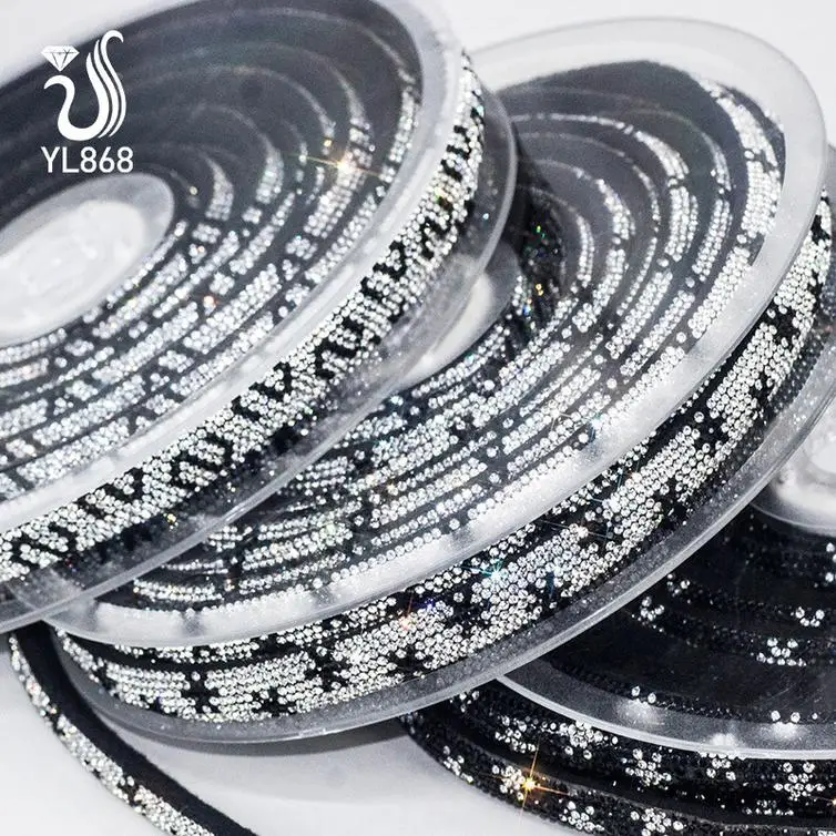 YALI austrian strass crystal Star Rhinestones Africa White 2 Carat Transparent Trim 1 Carat Mesh Fabric Loose Lab Grown Diamonds