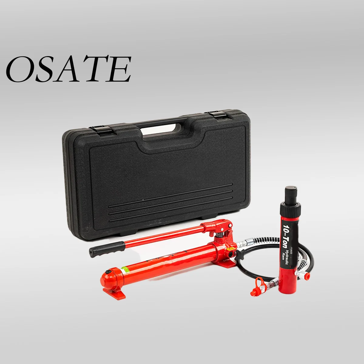 OSATE Auto Body Repair Kit 10T Portable Hydraulic Porta Power Jack with Storage Case for Workshop