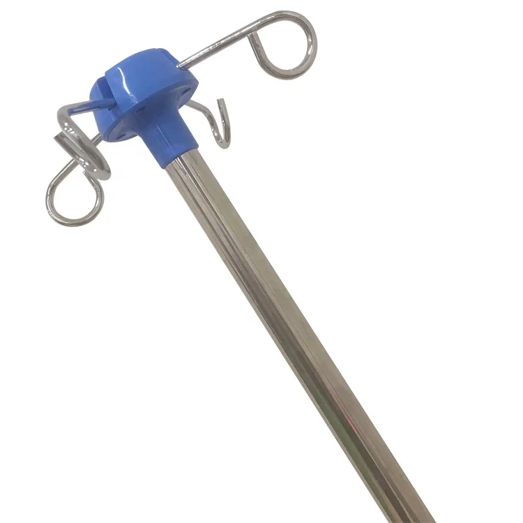 Factory Wholesale Heavy Duty Medical IV pole stand adjustable Infusion stand convenient and durable drip stand set