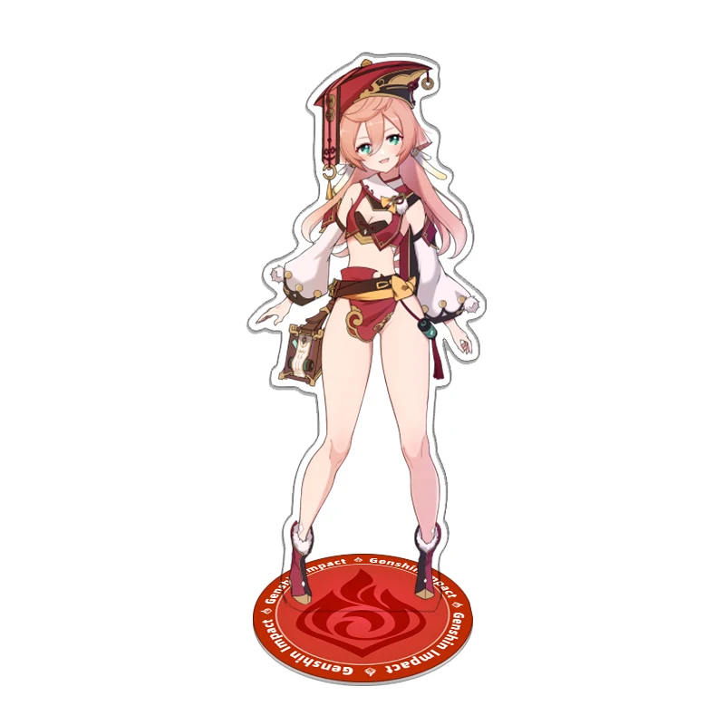 OEM Genshin Impact Game Clear Acrylic Standee Model Figure Standing Plate Acrylic Anime Stand Otaku