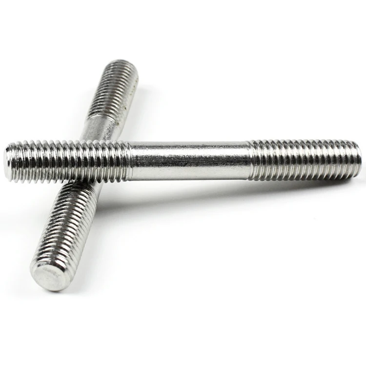 China factory M6 M8 M10 Stainless Steel Fasteners Threaded Stud Connecting Double End stud Bolts