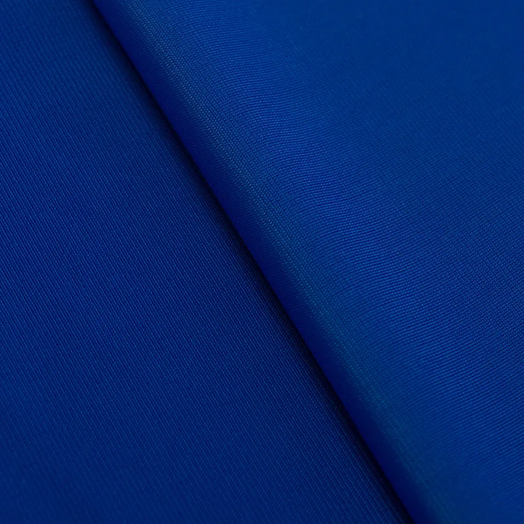 Factory Custom High Elastic 180g T-Shirt Sports Fabric Pinstripe Elastic Cloth Solid Color Stretch knitted for Girls