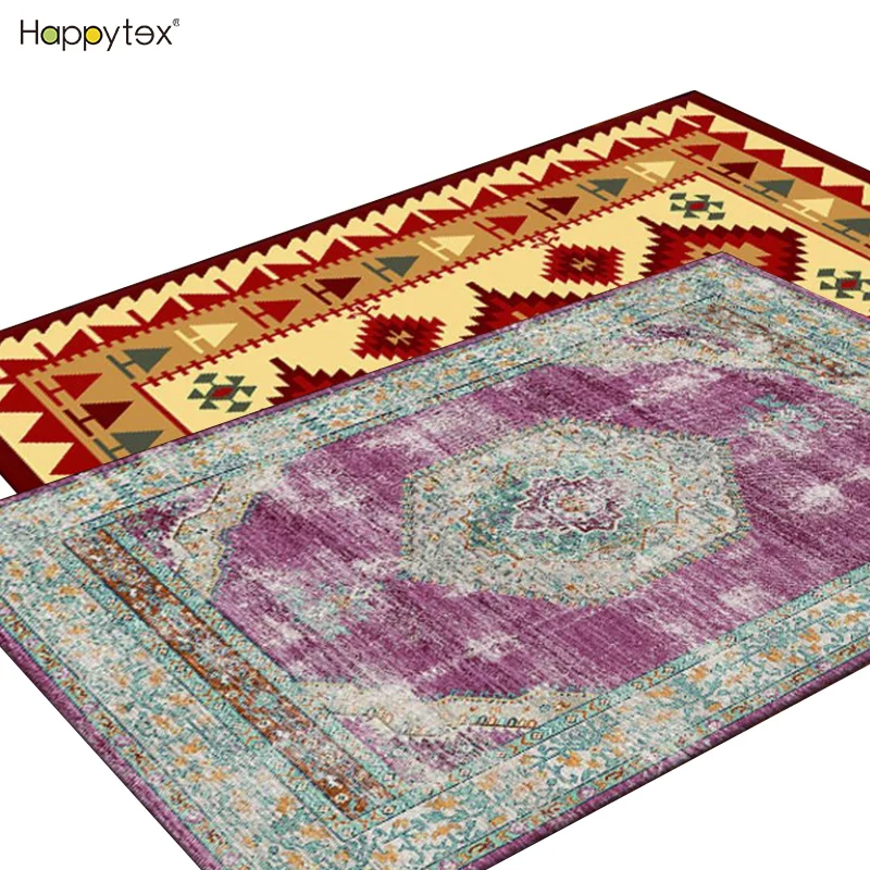 Popular in Malaysia Livingroom Decorations carpet shaggy with geometric design American style