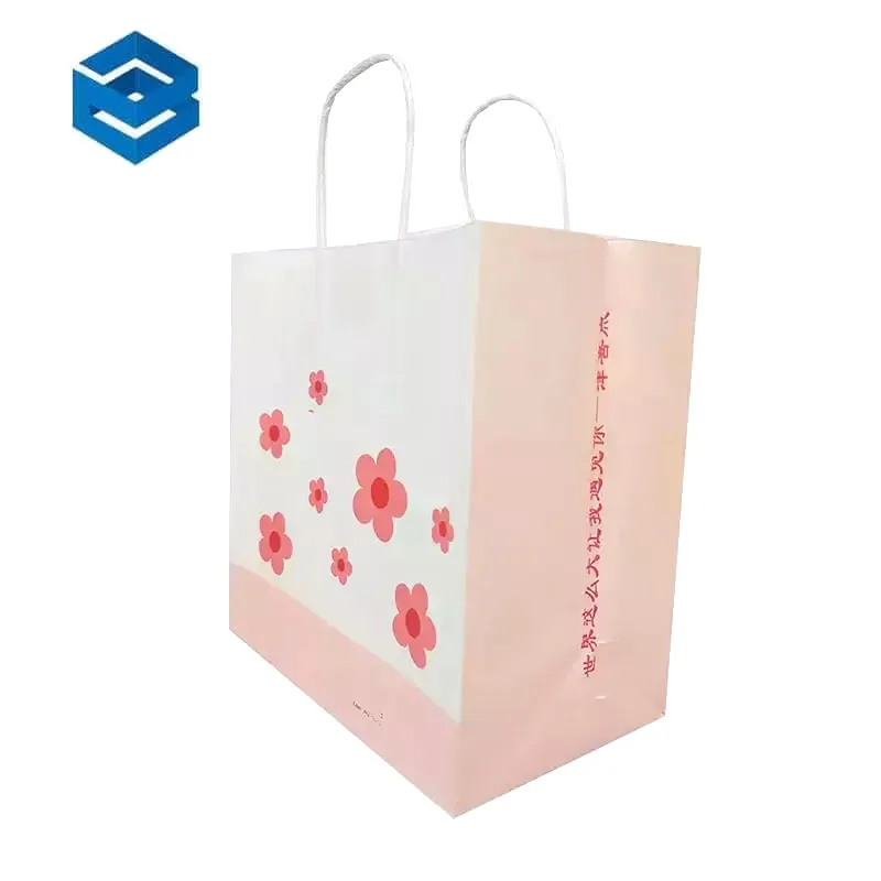 Wholesale Kraft Craft Gift Paper Bags Custom Printed Kraft Paper Shopping Bags with Bottom Gusset