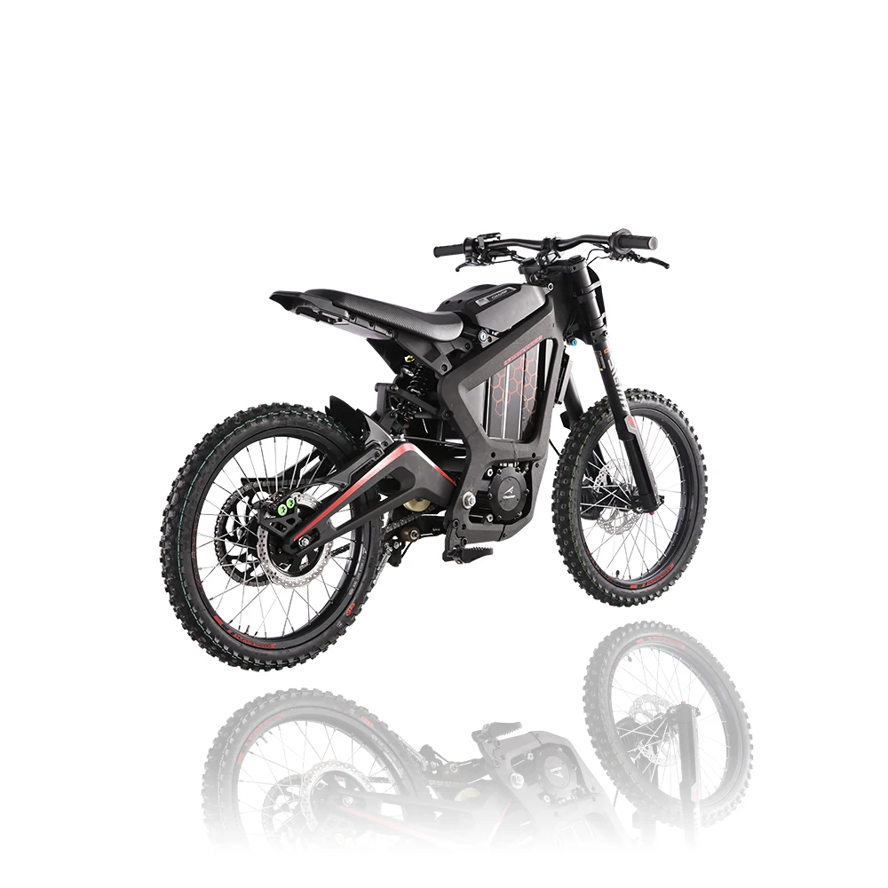 Big battery capacity 72V 40AH  Ebike 7500w Mid Drive Motorcycle For Adult surron Electric Dirt Bike