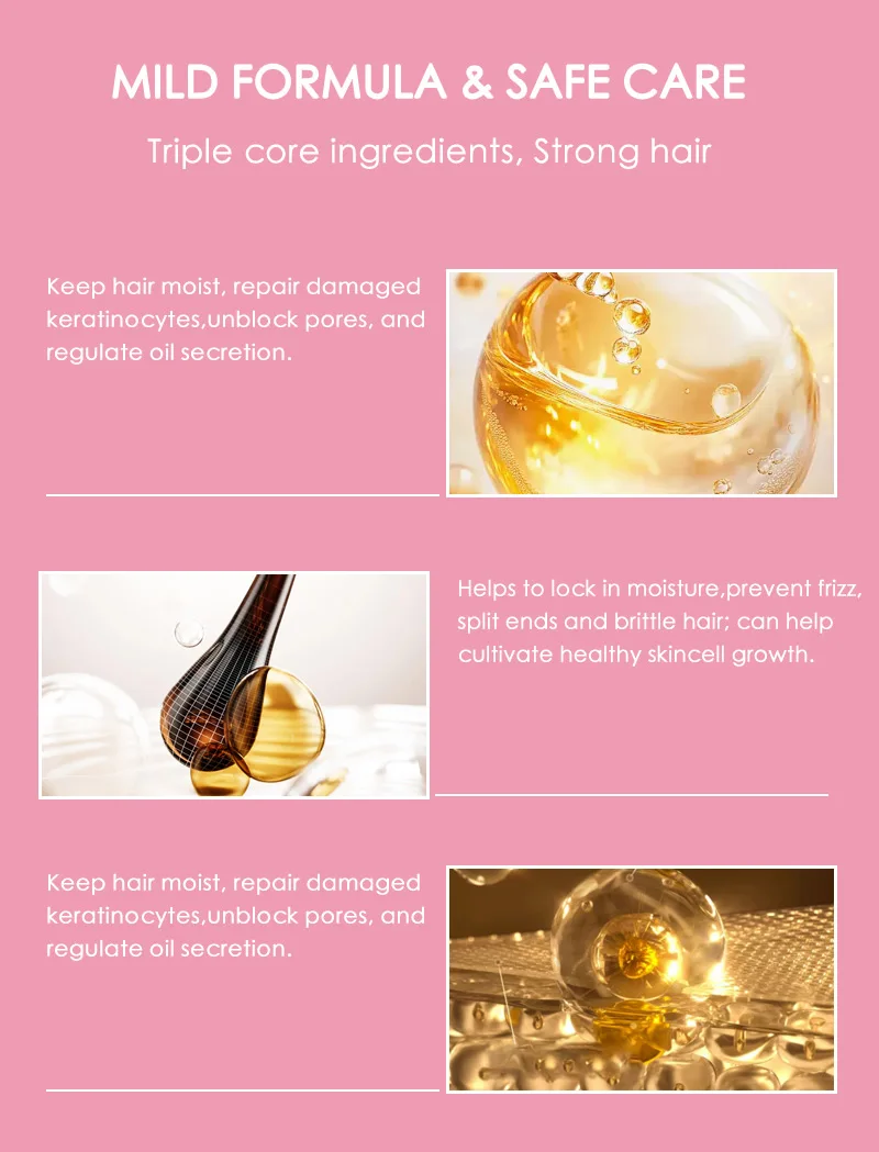 In Stock Salon Use PANDLA Hair Styling Products Long-lasting Herbal Mousse Foam