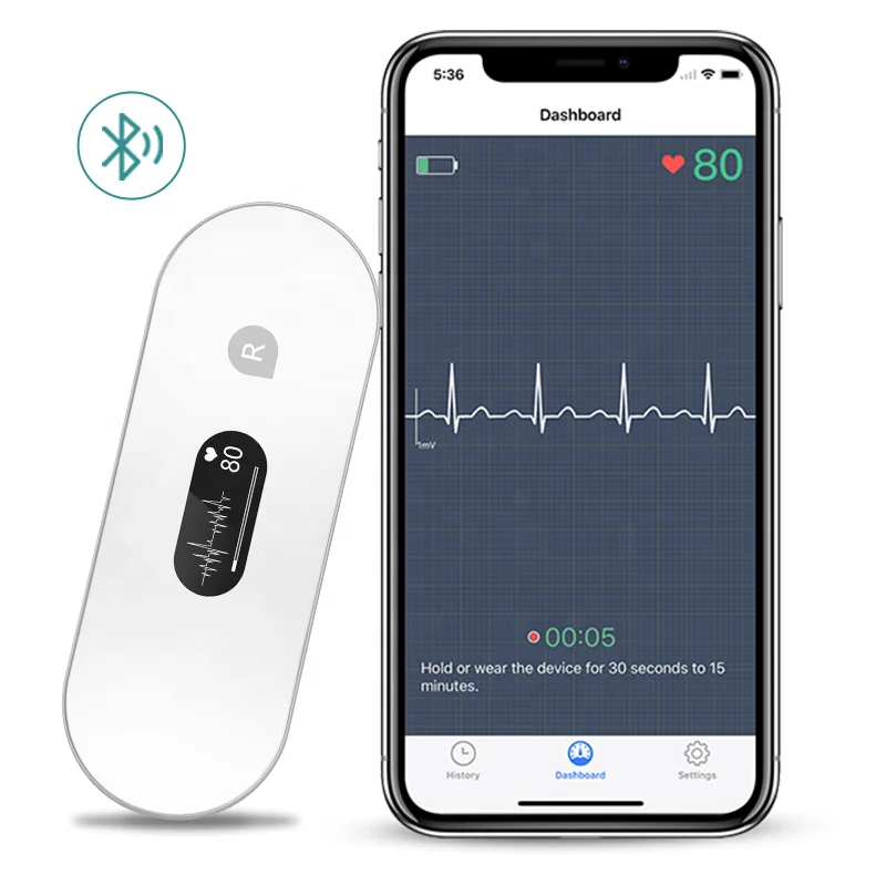 LEPU Ai пульсометр 24 часа Holter мониторинг/запись с Ecg