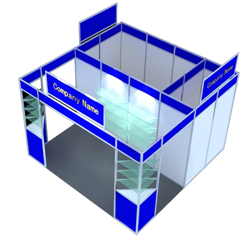 3x3 Portable Trade Show Display Standard Exhibition Booth Standard Trade Show Exhibition Booth For Expo