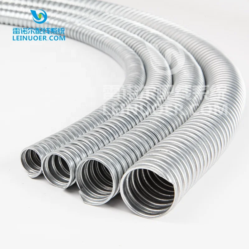 Electric Cable protection Galvanized Steel flexible electrical conduit pipe