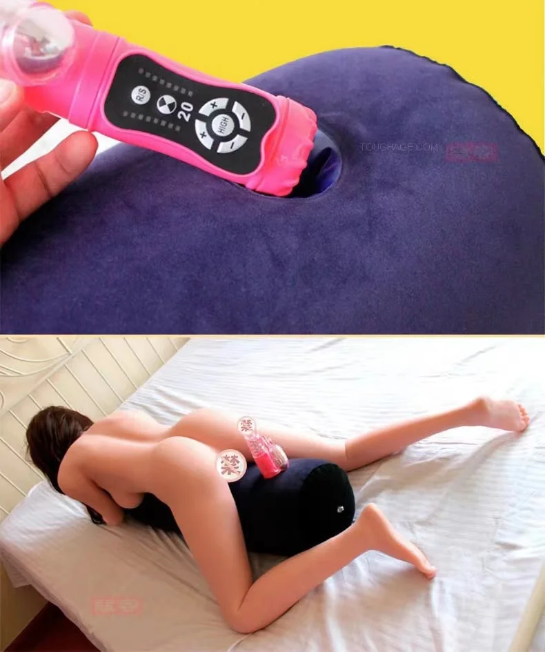 Funny inflatable love cylinder pillow