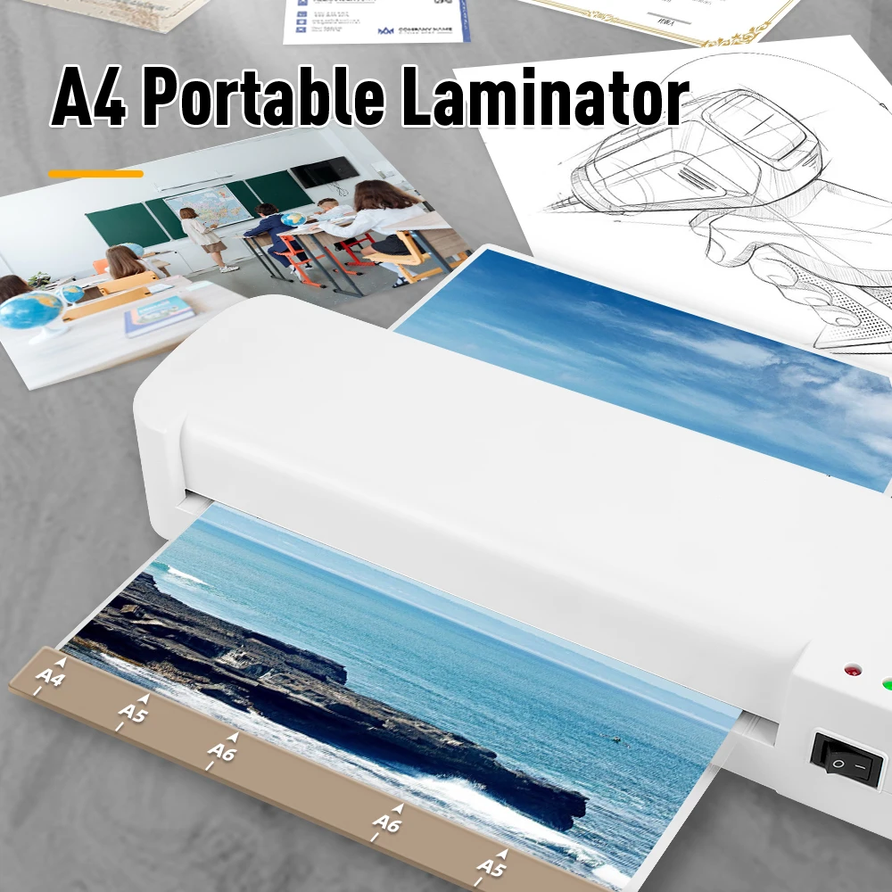 ZEQUAN Hot Laminator Machine Automatic A4 Paper Thermal Laminating Machine