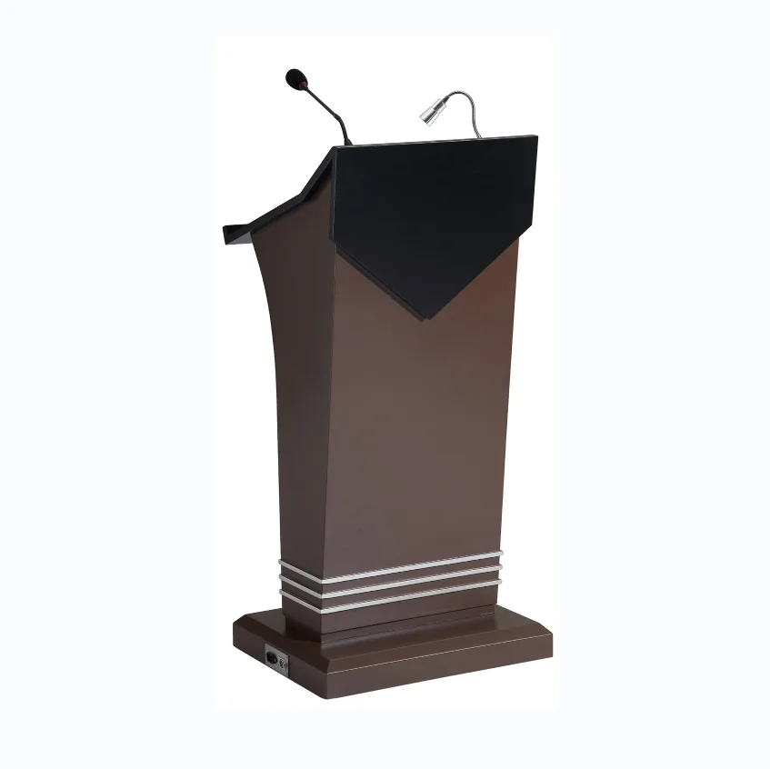 2022 New Design Modern Solid wood Speak Stand Podium