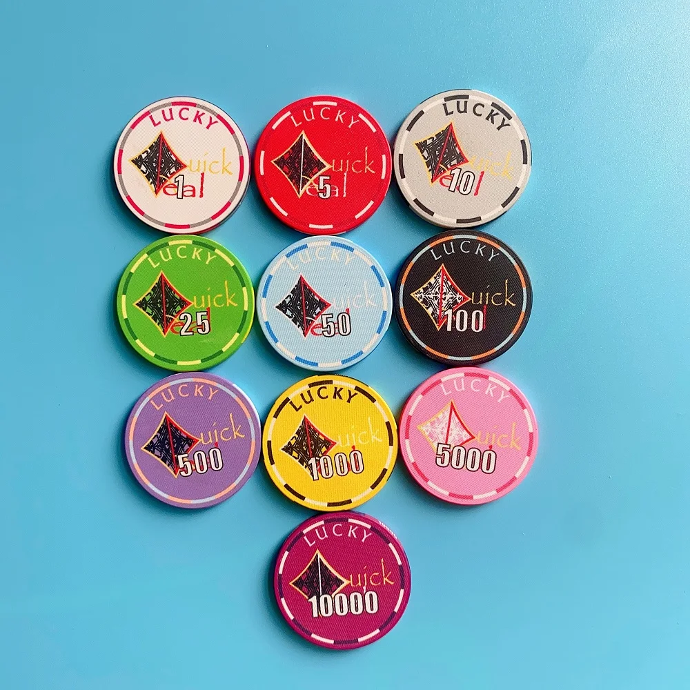 New Design Blank Number Custom Poker Chips Poker Chips Set Western Metal Time Card Pcs Color Material Multi Origin Credit Mass