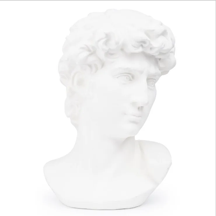 Статуя Давида, портреты, мини гипса микеланжело, украшение для дома, смоляное искусство, эскиз, практика, декор для комнаты, скульптура