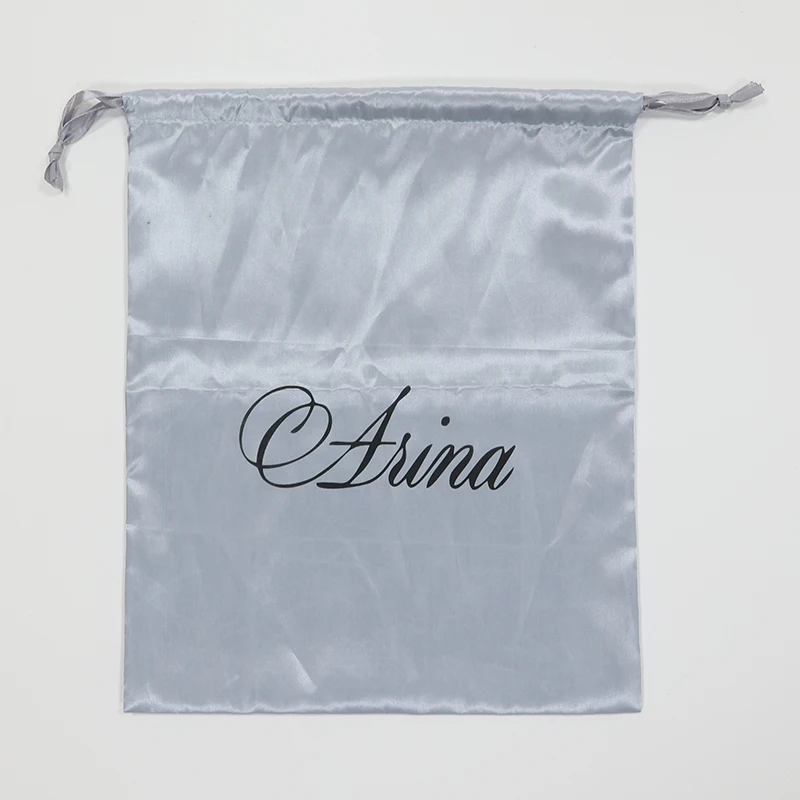 High quality Hot selling  flannelette drawstring bag custom logo printed large drawstring bag gift hot selling low MOQ