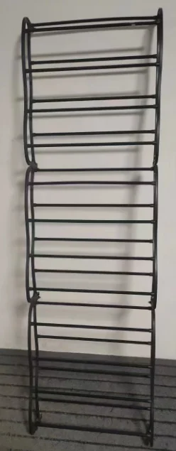 Hot selling Fold-up 36 pairs shoe organizer black White 12-Tier Over the Door Shoe Rack