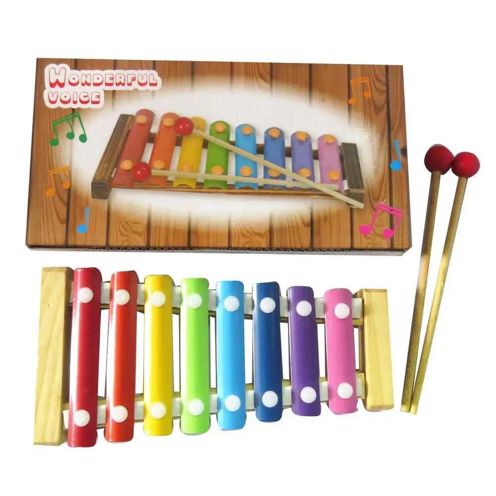 DF918A 8key  mini wooden music xylophone percussion chinese musical instruments