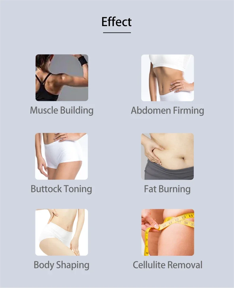 2024 newest RF EMS Body Sculpt Electromagnetic Pulses Body Electronic Muscle Stimulate EMS Machine