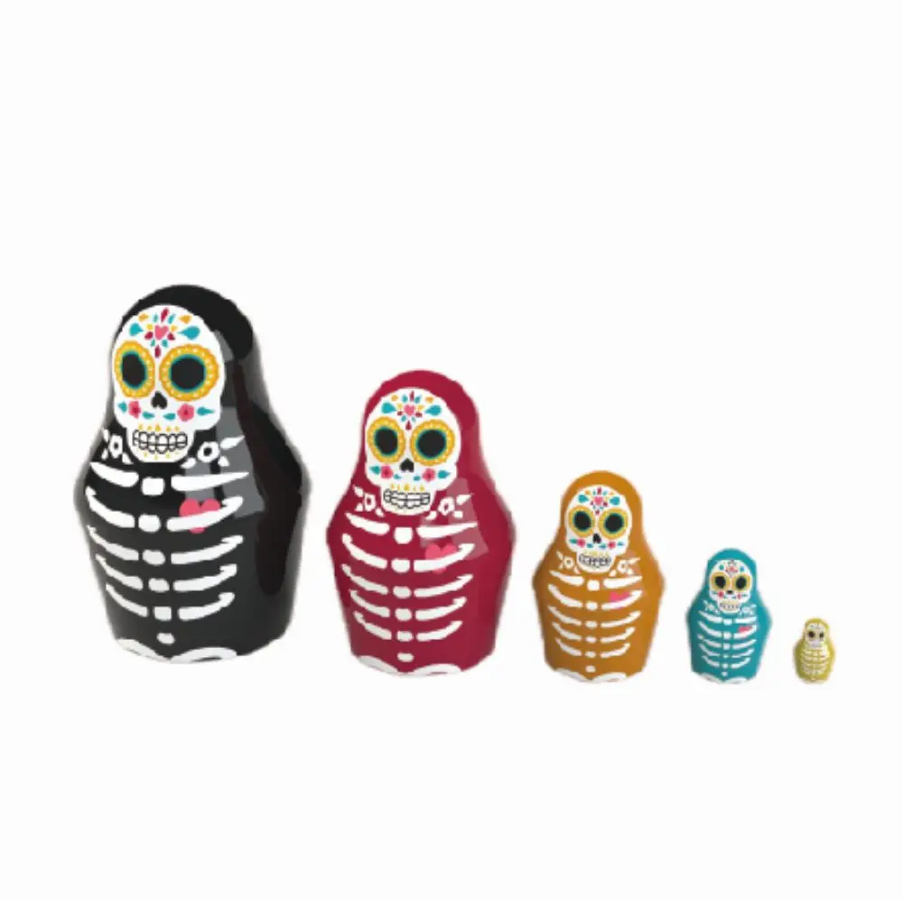 unique toy souvenir wooden matryoshka stacking russian dolls