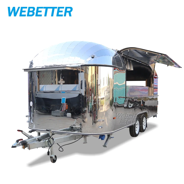 WEBETTER Catering Remorque Foodtruck Mobile Pizza Fast Food Trailer Coffee Shop Food Truck Food caravan With Kitchen for Sale