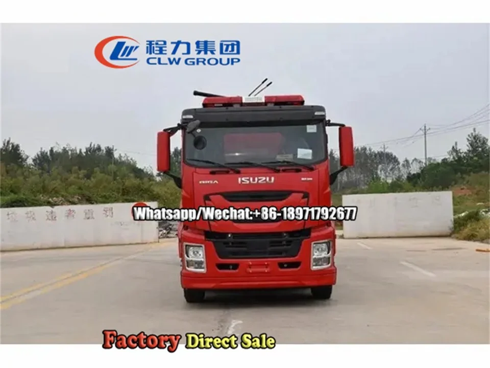 Пожарная машина ISUZU GIGA пожарная производитель 8x4 водяной пенный сухой порошок комбинированный пожарный грузовик
