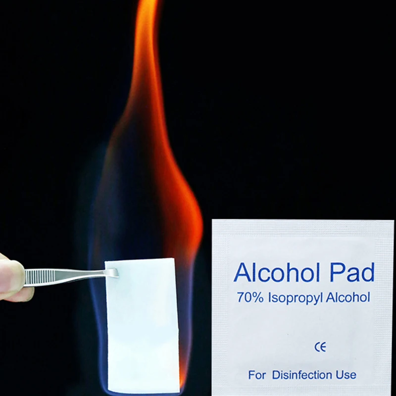 Non-Woven Fabric 70% Isopropyl Customized Alcohol Prep Pad
